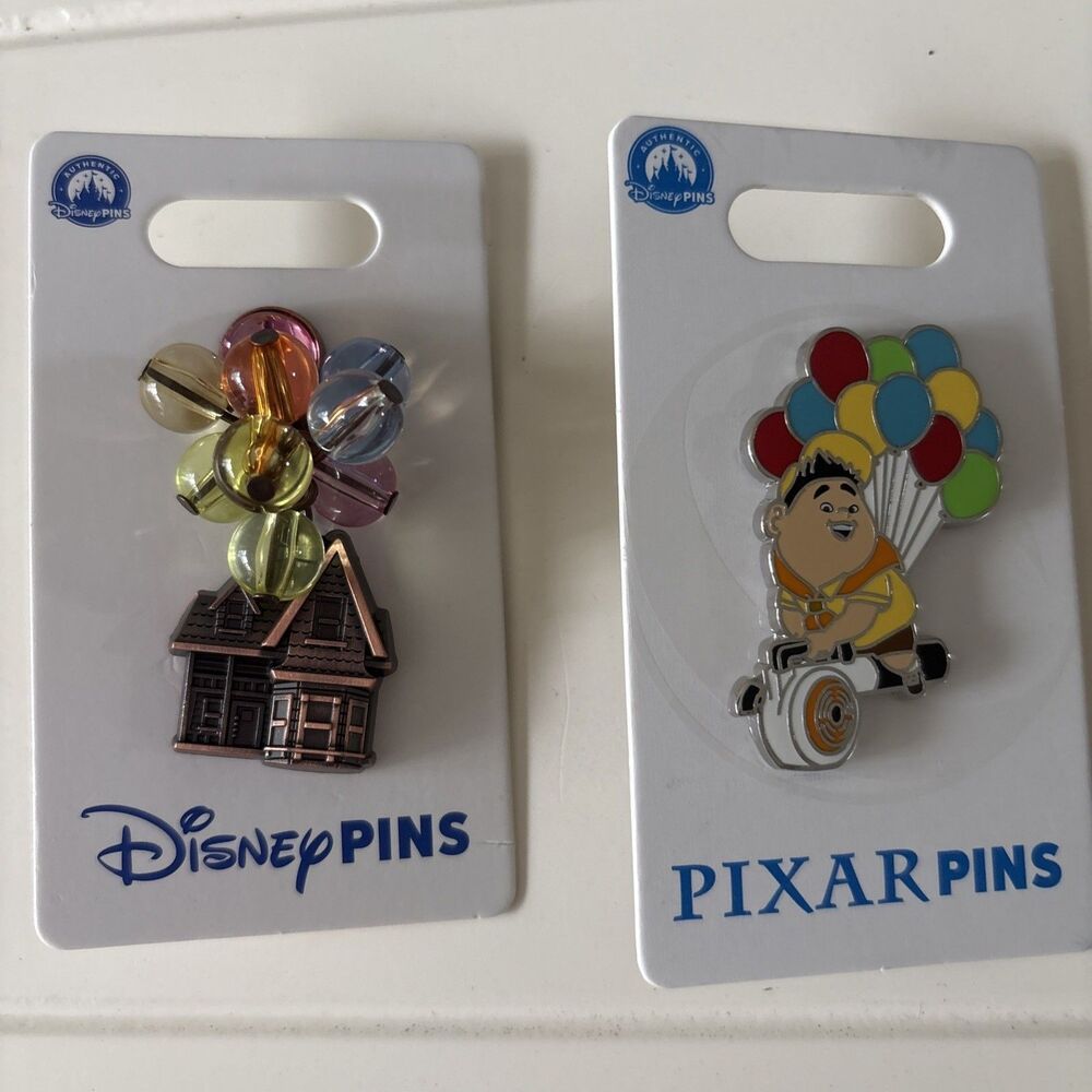 Disney Pixar Up Balloon House And Russell Set Of 2 Pins Trading Pins